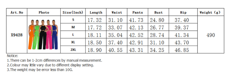 Women's clothing Halter cross strap solid color wide-leg pants two-piece set _voghion.com