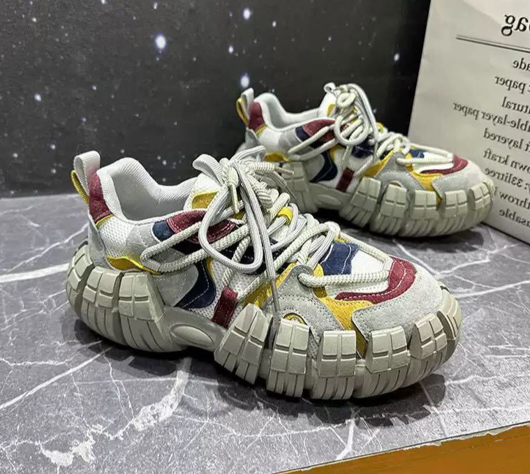 Goods Tire Thick Sole Retro Heavy Industry Dad Shoes Sports Shoes Net Red Leisure Ins Trend_voghion.com