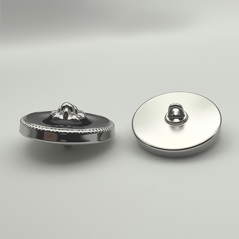 10 bottoni piatti in metallo elettroplaccato da 16 mm/0,63 pollici ~ 21 mm/8,2 pollici adatti per camicie, cappotti, pantaloni._voghion.com