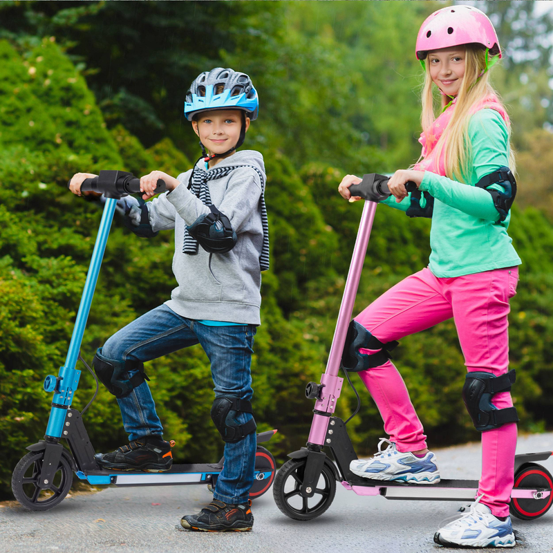 Vankel 6,5" elektrische kinderstep, opvouwbare e-step met 150W motor en 60Wh accu, veilige en compacte rit voor kinderen van 6 tot 14 jaar_voghion.com