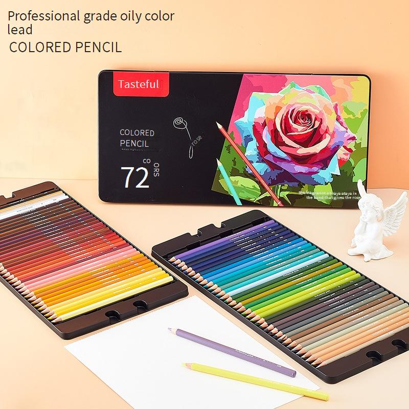 Professional 120-Color Oil-Based Colored Pencils Set For Artists & Students - Vibrant, Smooth & Durable_voghion.com