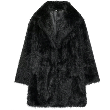 Gemütlicher Sherpa-Fleecemantel für Damen – Lange Winterjacke aus Kunstpelz mit Stehkragen und Taschen (S/M/L, mehrere Farben)_voghion.com