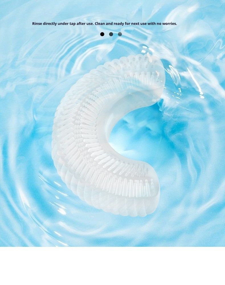 U-förmige Ersatzköpfe für elektrische Zahnbürsten – weiche Silikonborsten, 360°-Reinigung, USB-Stromversorgung, ultraleiser Magnetmotor_voghion.com