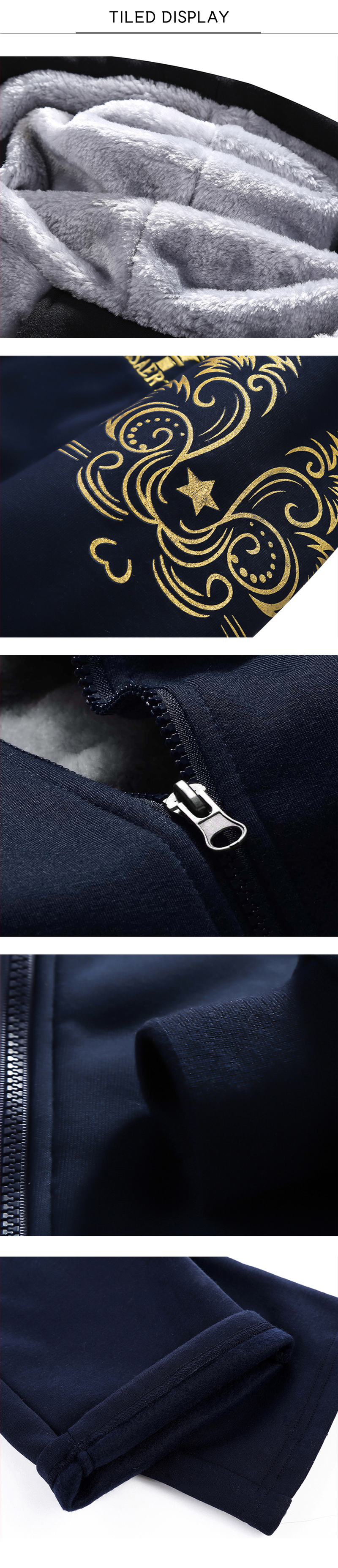 Sudadera con capucha para hombre/mujer, chándal interior de piel, abrigo 2023, sudaderas de lana y pantalones de chándal, traje de otoño e invierno cálido y grueso para hombre con capucha_voghion.com