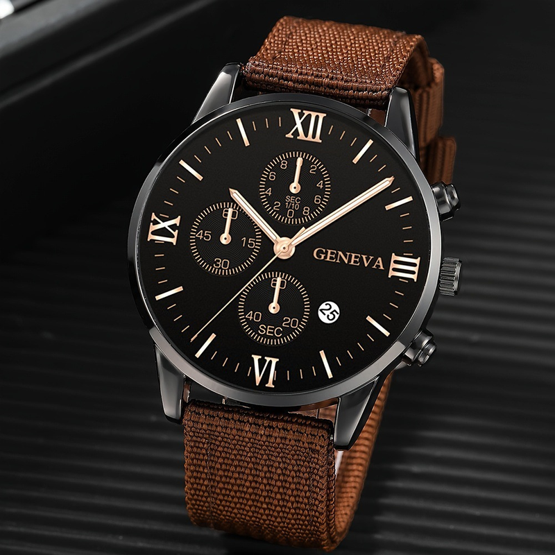 New Hot Selling Gift 4pcs Bracelet Four Piece Set Men's Calendar Quartz Watch_voghion.com