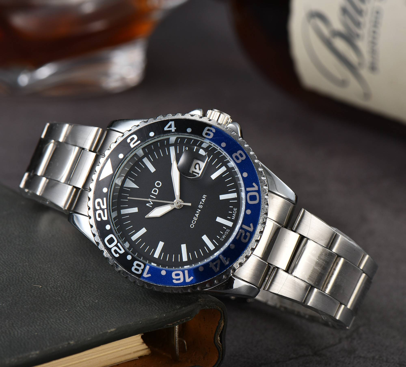 Citron, stijlvolle gepersonaliseerde wijzerplaat, duurzame stalen band, verjaardagscadeau, high-end business, heren quartzhorloge_voghion.com