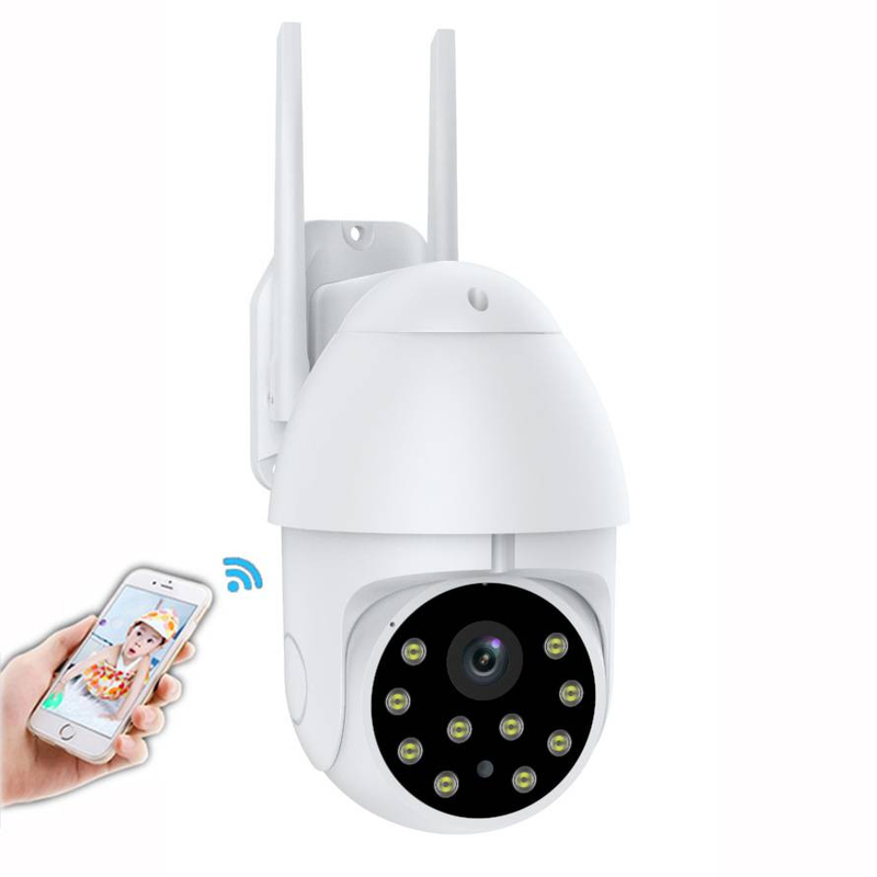 Sécherheetskameraen Tuya Tuya Smart WiFi Ballmaschinn Home Guard Fernbedienung Zwee-Wee-Intercom Outdoor Iwwerwaachungskamera_voghion.com