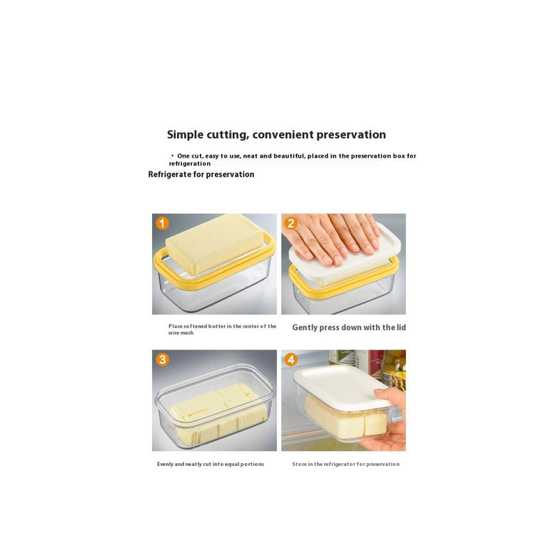 Refrigerator Butter Dish Box With Lid Slicers Case Knife Gadget Kitchen Tool Fridge Storage Lid Cutter Slicing Cheese Board Sets_voghion.com