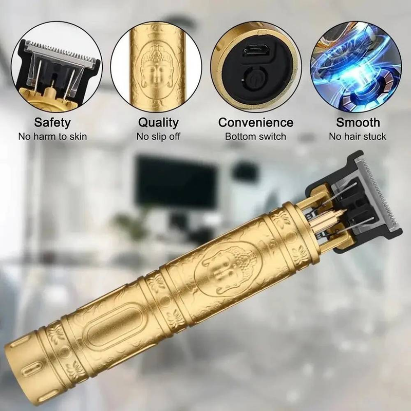 Powerful Professiona Electric Wireless Man Hairdresser Men Barber Shop Groin Beard Repairer Mustache Facial Hair Trimmer Clipper_voghion.com