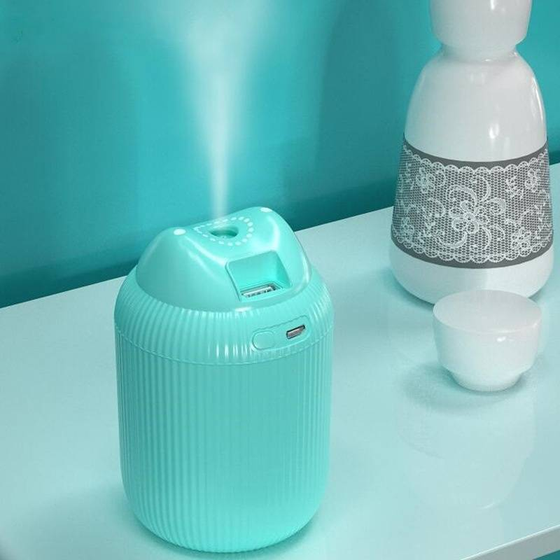 Mini umidificatore USB per casa, ufficio e auto - Ultra silenzioso, portatile, timer da 2 a 8 ore, nebulizzatore a 1 ugello, perfetto per piccoli spazi (bianco/verde/rosa)_voghion.com