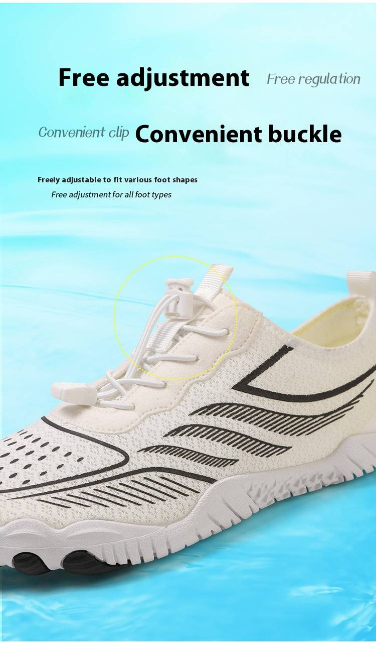 Scarpe da acqua traspiranti per uomo e donna - Scarpe da acqua leggere e ad asciugatura rapida per spiaggia, nuoto, escursionismo, trail running con comoda suola in gomma_voghion.com