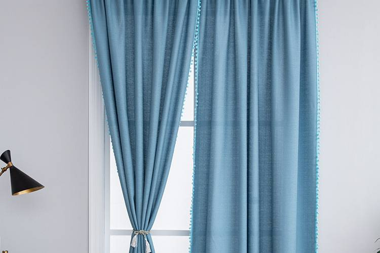 Cortinas de encaje de mezcla de lino: visillos bordados transparentes para sala de estar y dormitorio (estilo americano, filtran la luz, elegante jacquard)_voghion.com