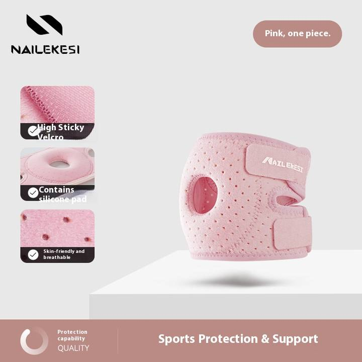 Premium Silicone-Enhanced Elbow Support For Tennis & Gym - Breathable Compression Sleeve For Men & Women (Single/Pair, Black/Gray/Pink/Skin)_voghion.com