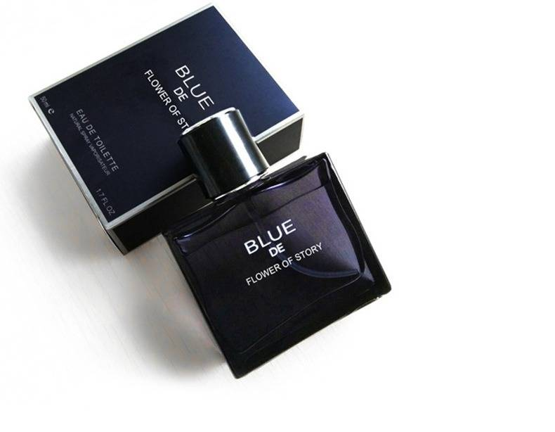 Parfum léger de niche Fougère longue durée pour homme Azure Blue 50 ml pour lieu de travail, boîte de nuit, Sea King, parfum charmant pour femme_voghion.com