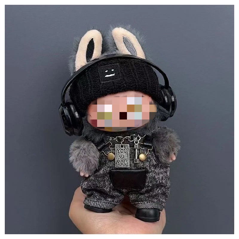 (No Dolls) For Labubu Clothes For Monster Handmade Streetwear Outfit Set For 17cm_voghion.com