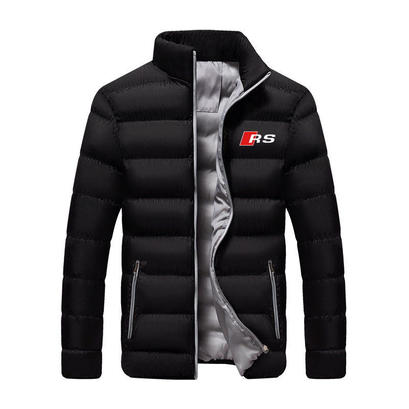 2023 Autumn Selling Audi-RS England Style Print Solid Color Cotton Men Long Sleeve Popular J Zip Comfortable Down_voghion.com