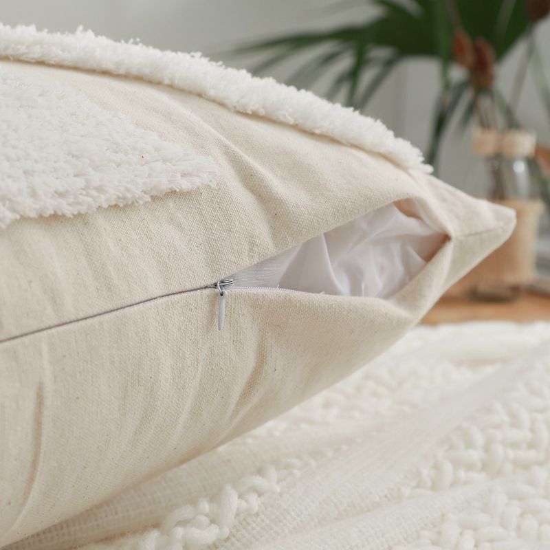 Decorazione per la casa Cuscino trapuntato con ricamo Cuscino per divano Cuscino geometrico Schienale per auto_voghion.com