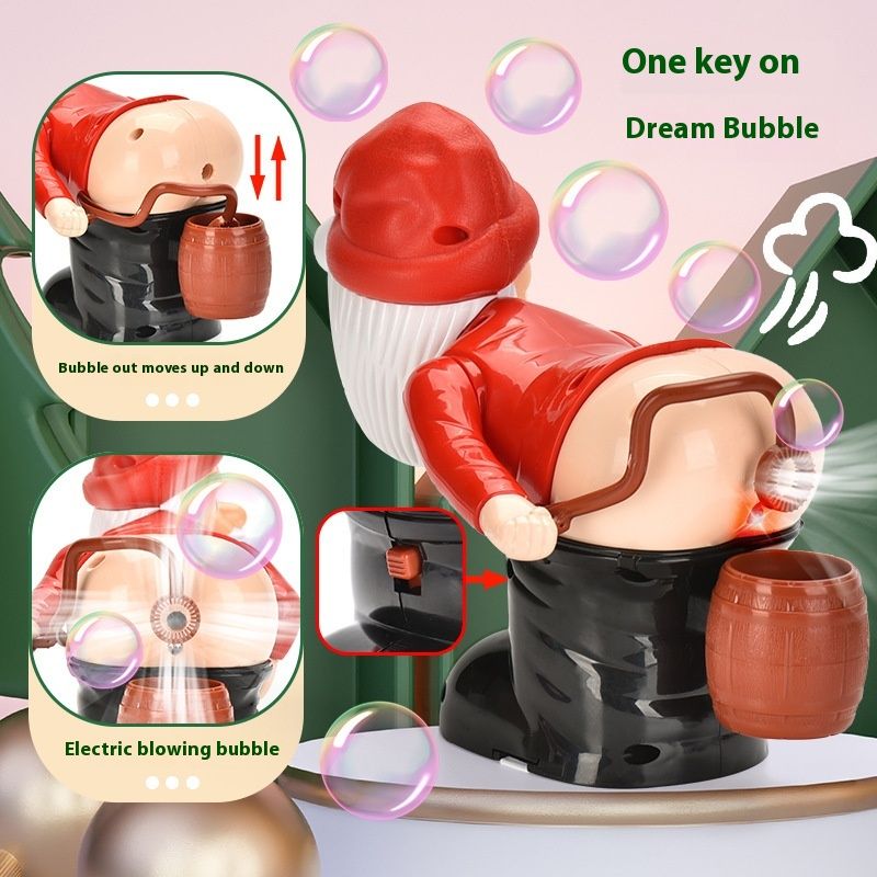 Kerstman Scheet Bellen Machine Speelgoed Lichten Muziek Grappige Bellen_voghion.com
