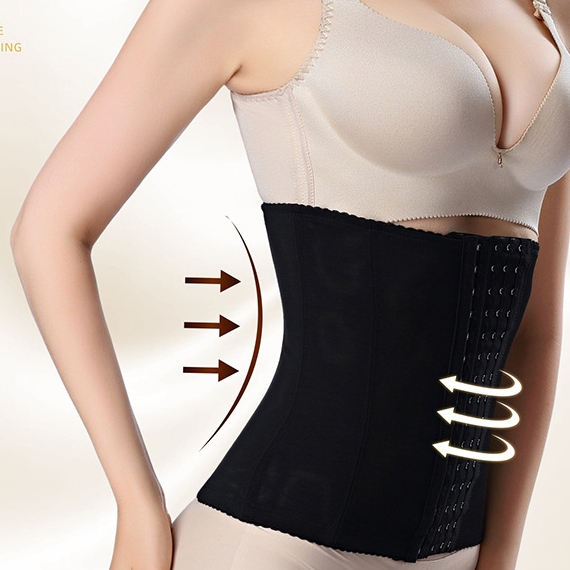 Cintura addominale da donna per cintura addominale in gravidanza dopo il parto con cintura addominale con corsetto modellante con fibbia a sei file_voghion.com