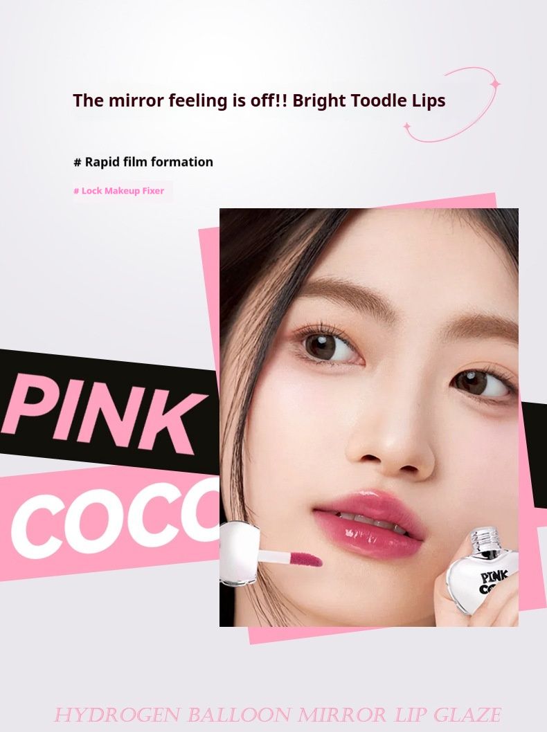 Peach Heart Mirror Lipstick Women's Lipsticks Makeup_voghion.com