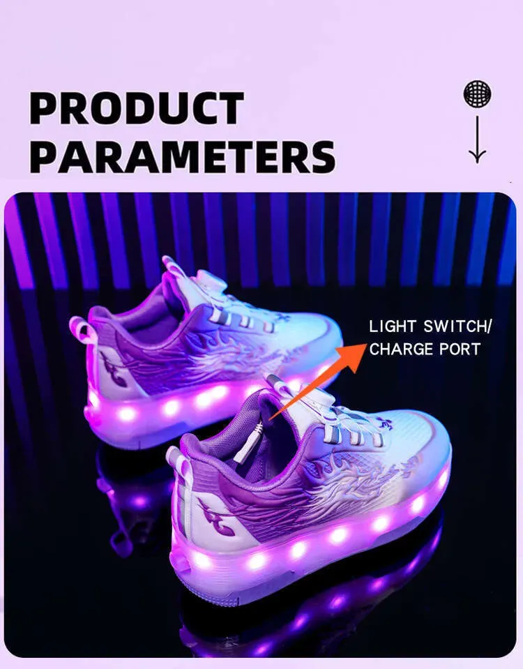 Neuer Rollschuhstil, versandkostenfrei, neue kleine Vierrad-Sportschuhe für Jungen mit Leuchtfunktion, fliegend_voghion.com