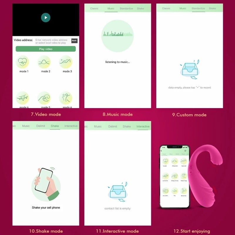 APP Vibrátor G-Spot Anální vibrační vajíčko masážní pomůcka Sexuální hračky_voghion.com