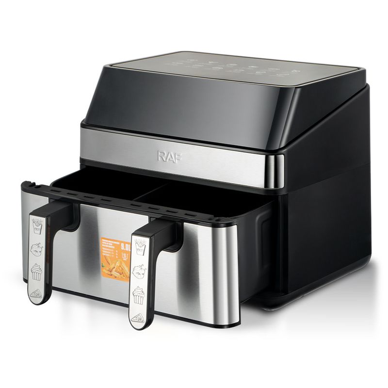 RAF Coss-Bode Ai Double Pot EU Standad Lage Capacity Multi-Function No Oil Touch Sceen 9L Household Electic_voghion.com