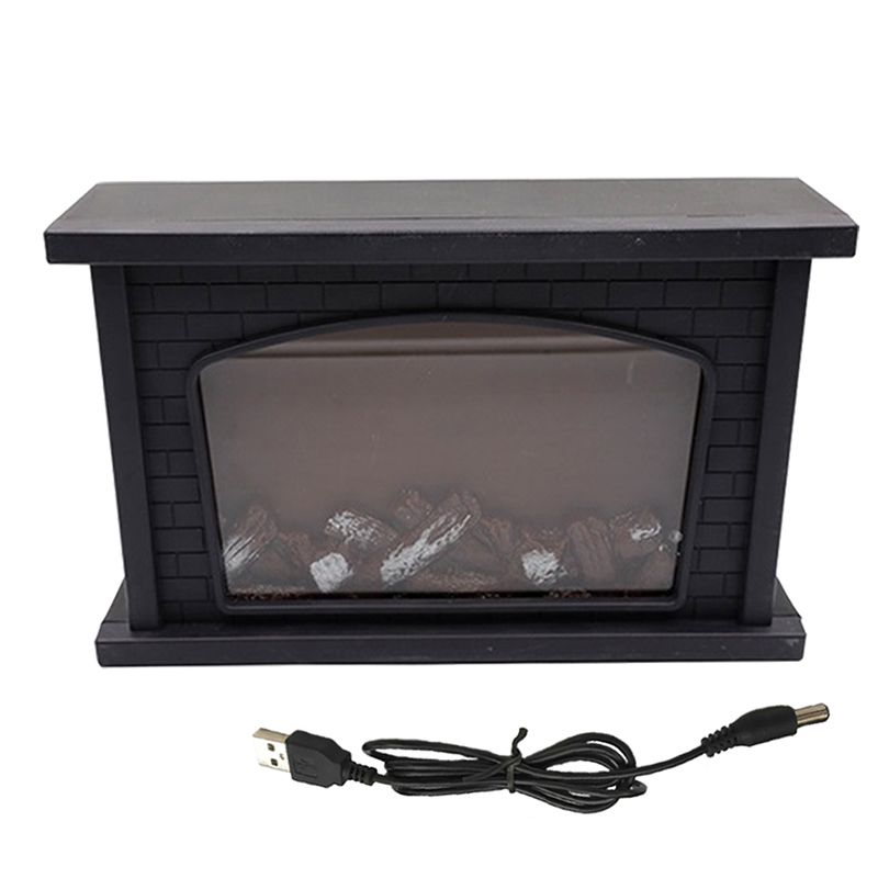 LED Flame Dynaaminen Lyhtylamppu Simulaatio Takka Liekkiefekti Yövalo USB-akkukäyttöinen Olohuoneen sisustukseen_voghion.com