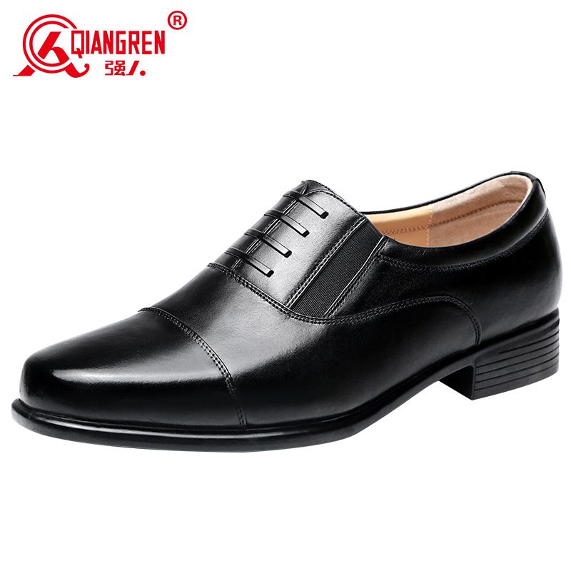TerraStride Jihua 3515 Strongman Formal Three-Strap Leather Spring And Autumn Men's Single Work Shoes_voghion.com