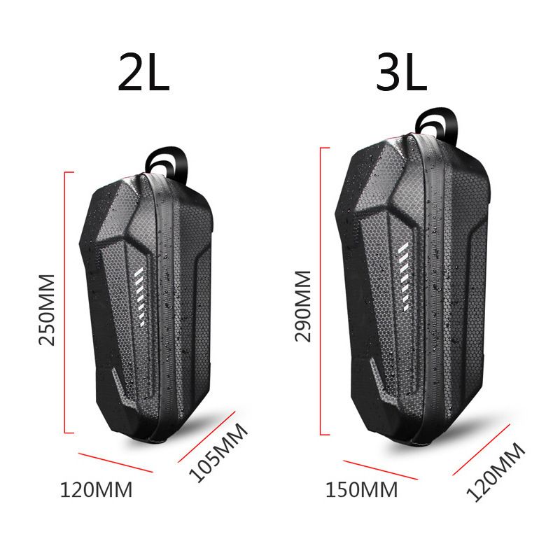 Elektrikli Scooter Bisiklet İlk Paket Katlanır Bisiklet Hızlı Çıkarılabilir Çanta Eva Sert Kabuk Ön Çanta_voghion.com