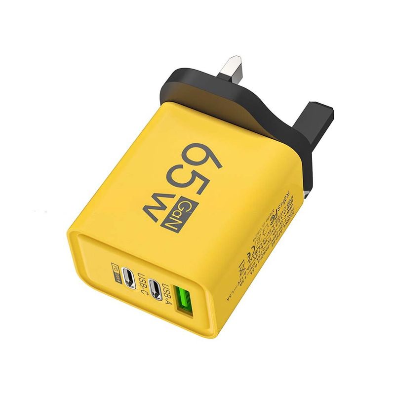 Chargeur USB Type-C PD3.0, charge rapide, adaptateur mural pour téléphone 65 W_voghion.com