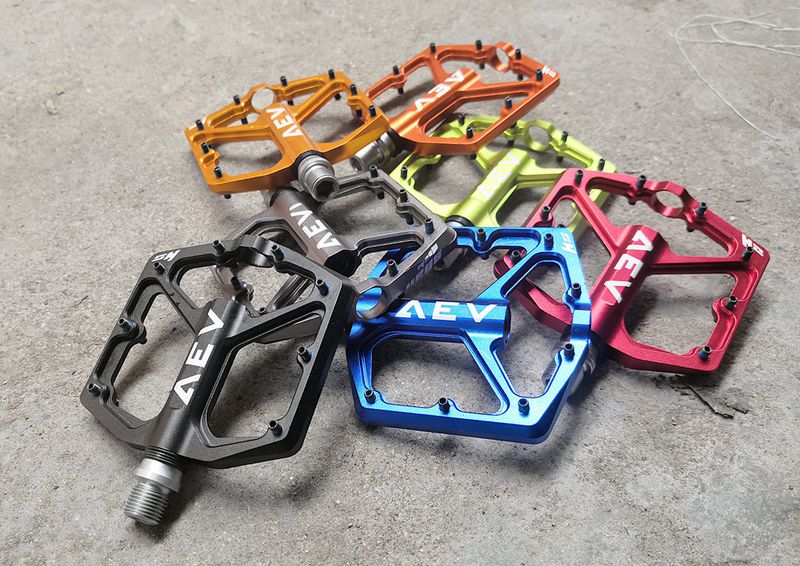 Pedales plegables para bicicleta de montaña SHANMASHI AEV con 3 rodamientos para escalada_voghion.com