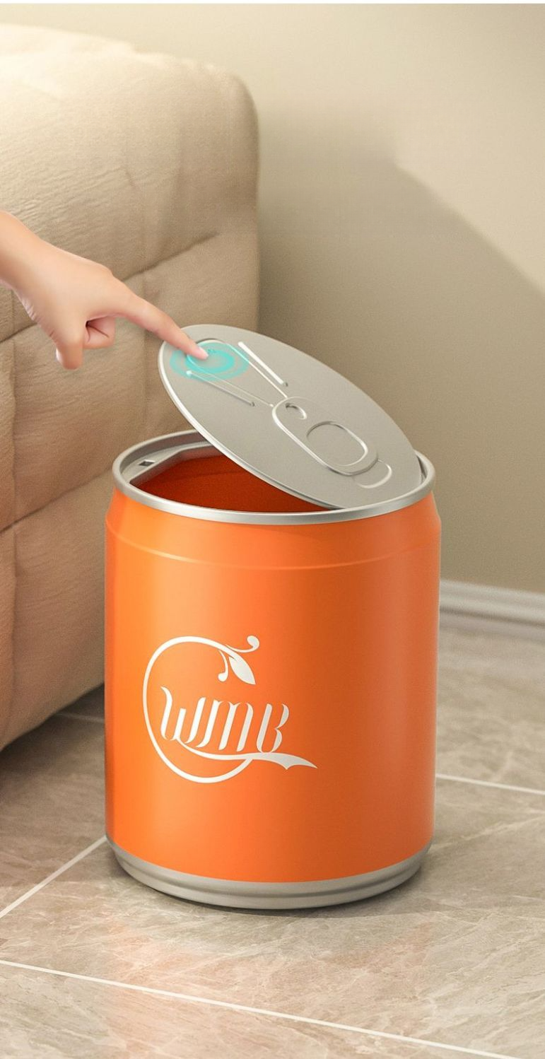 Coca-Cola-Mülleimer, leicht zu ziehen, kann drücken, kreativer Internet-Promi-Haushalt mit Deckel, großer Vorratsbehälter für Wohnzimmer und Badezimmer_voghion.com