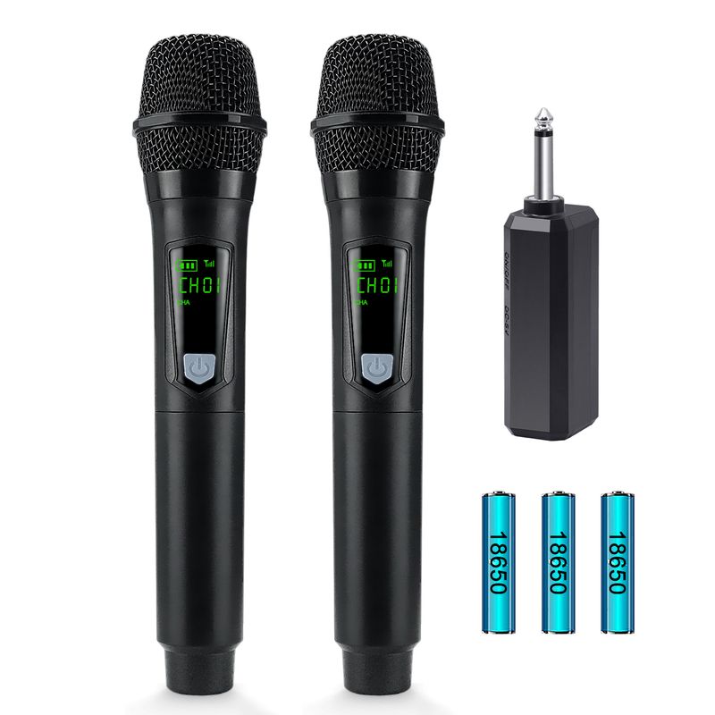 Rechargable Wireless Dynamic Microphone Handheld Mic Micphone For Party Karaoke Professional Church Show Meeting_voghion.com