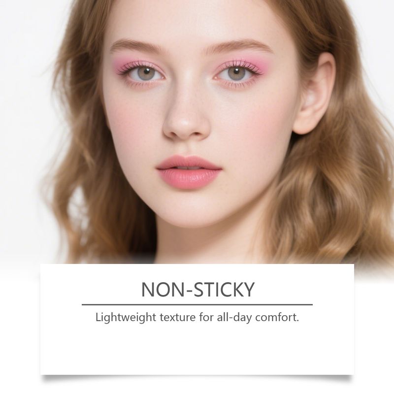 Roze hydraterende glans, natuurlijke kleur, antiaanbaklaag, gemakkelijk aan te brengen, voller en hydraterend, handig lipglazuur_voghion.com