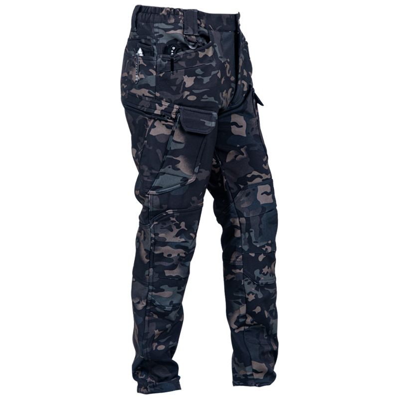 Herrkläder Archon Shark Skin Soft Shell Assault Pants Herr Förtjockade IX7 Taktiska Byxor Varma Vindtäta Vattentäta Fleece Vandringsbyxor_voghion.com