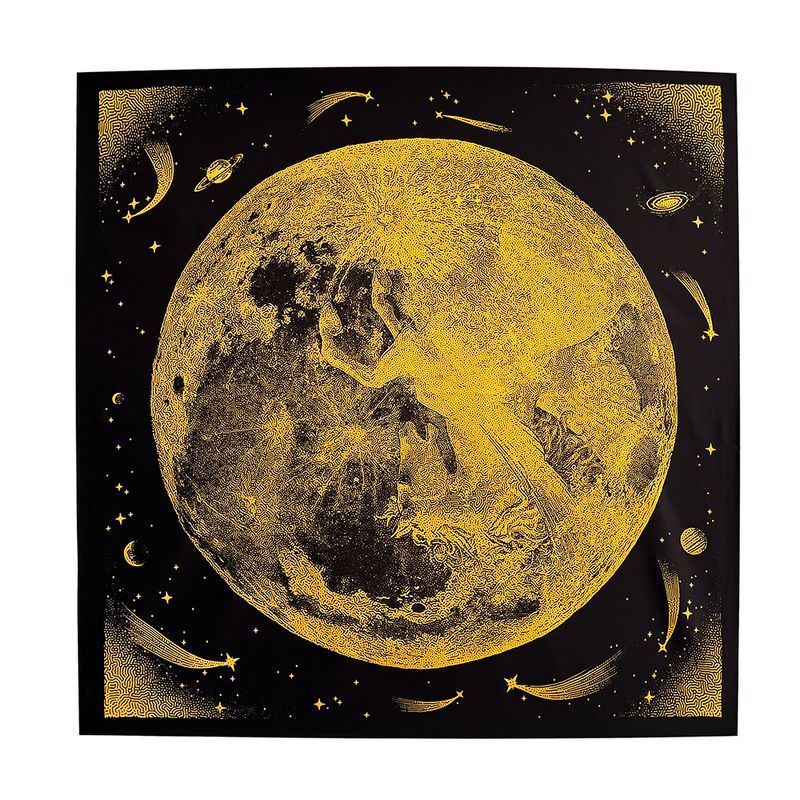 Ny 90 kvadratisk höst/vintertryckt månböjd twillsjal högkvalitativ presentbutikshalsringning_voghion.com