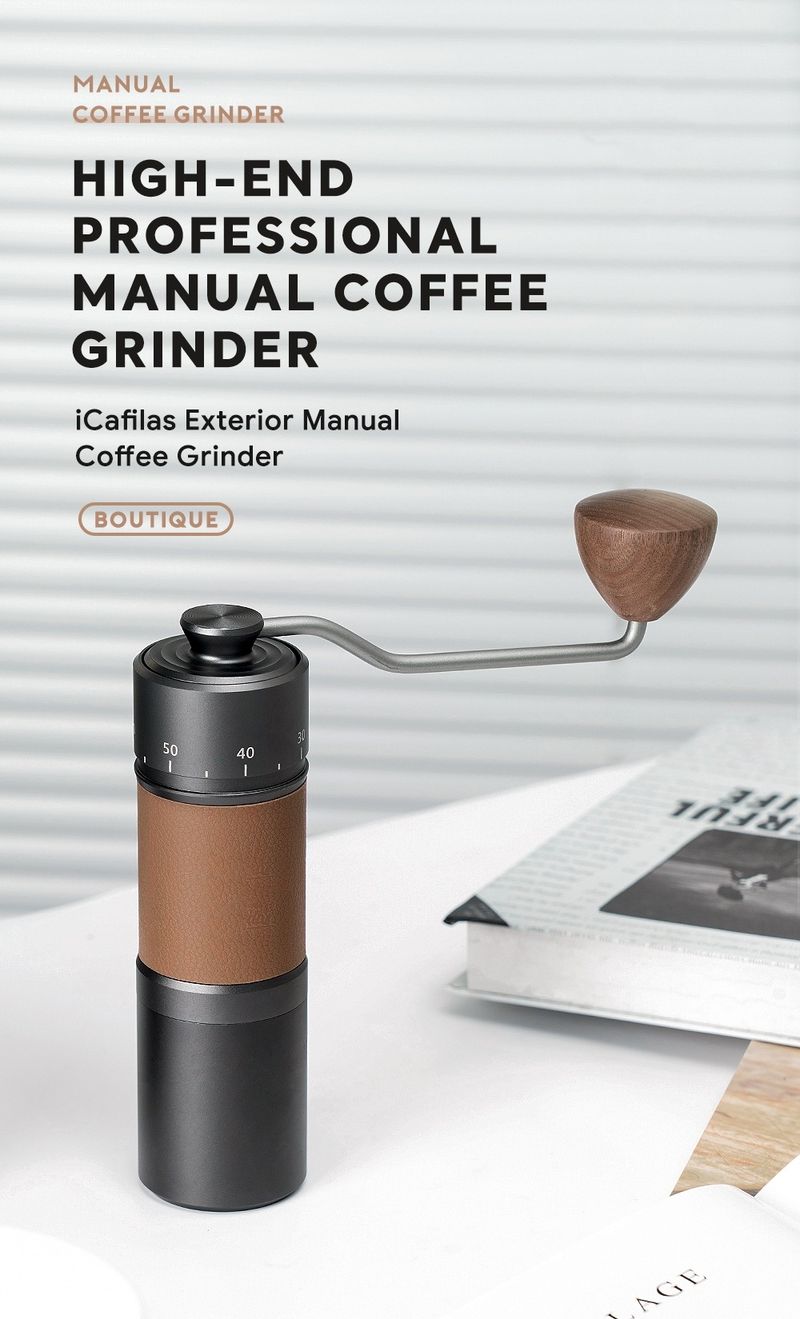 New Hand Coffee Machine Portable Hand Bean Grinder Metal Grinding Heart Italian Manual Coffee Bean Grinder_voghion.com
