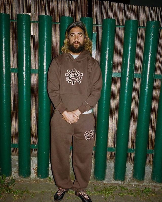 Herrenbekleidung alwaysdowhatyoushoulddo Marken-Samt-Sweatshirt ADWYSD Sun Roll Basic Style_voghion.com