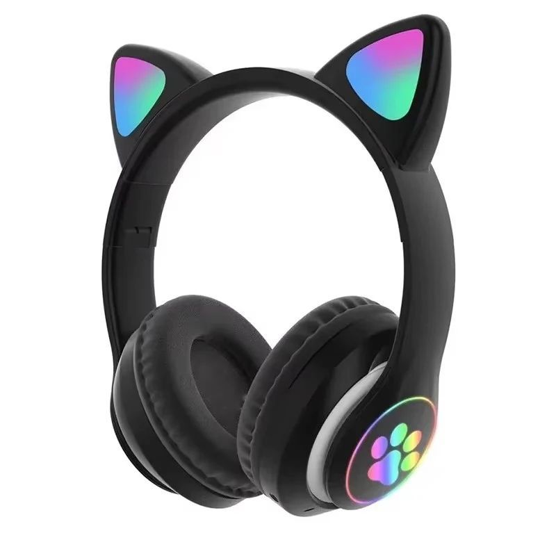 JST-28 Wireless Headphones Cat Ears Bluetooth Earphones Stereo_voghion.com