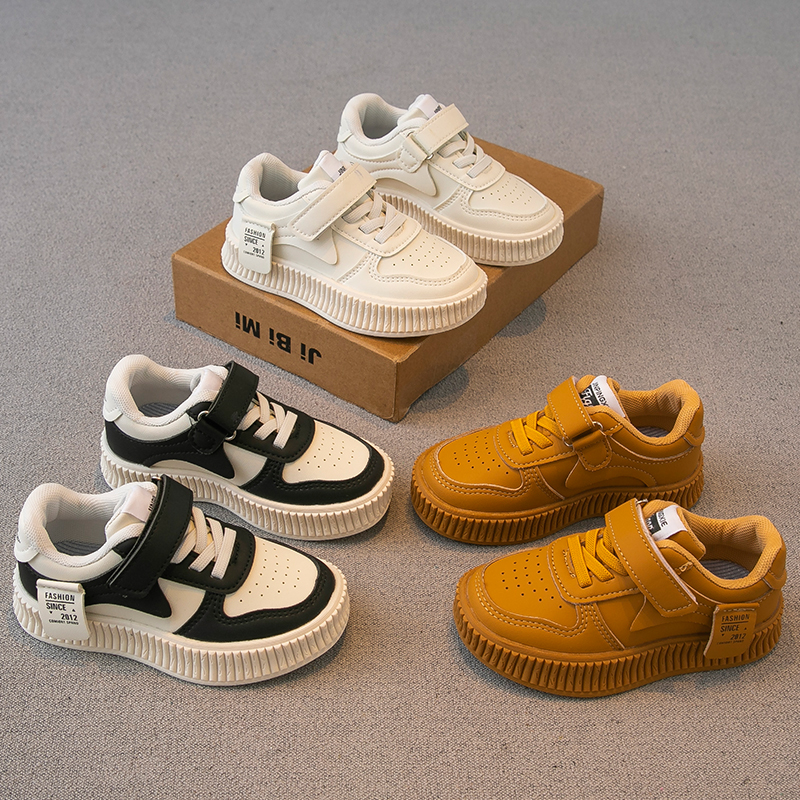 Scarpe da tavola per bambini, taglio basso, scarpe nuove da ragazzo primavera e autunno 2023, scarpe sportive bianche da ragazza, piccole scarpe bianche,_voghion.com