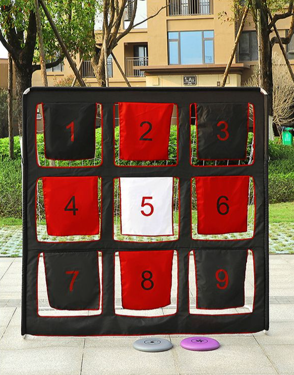 Outdoor Sports Portable Adult Training Professional Grade Competitive Nine-Gong Grid Net Bag Team Building_voghion.com