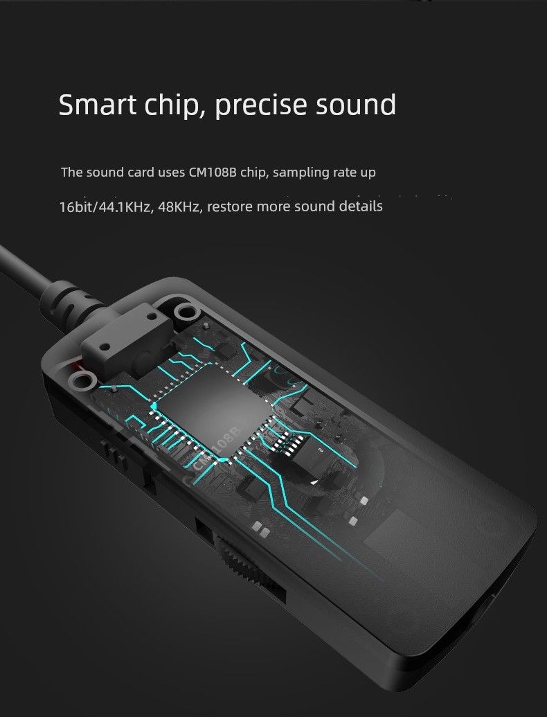 Hecate/Walker GS02 Computer External Usb7.1 Effect Game Card Magic Sound Voice Changing Plug-and-Play_voghion.com