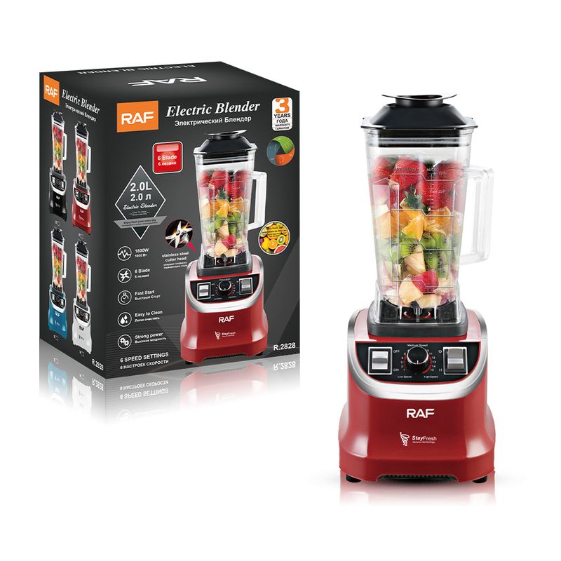 RAF Mixer Stot kommerziell Prozessor Soja Mëllech Uebst Juspresse Multifunktioun Smoothie Maschinn_voghion.com