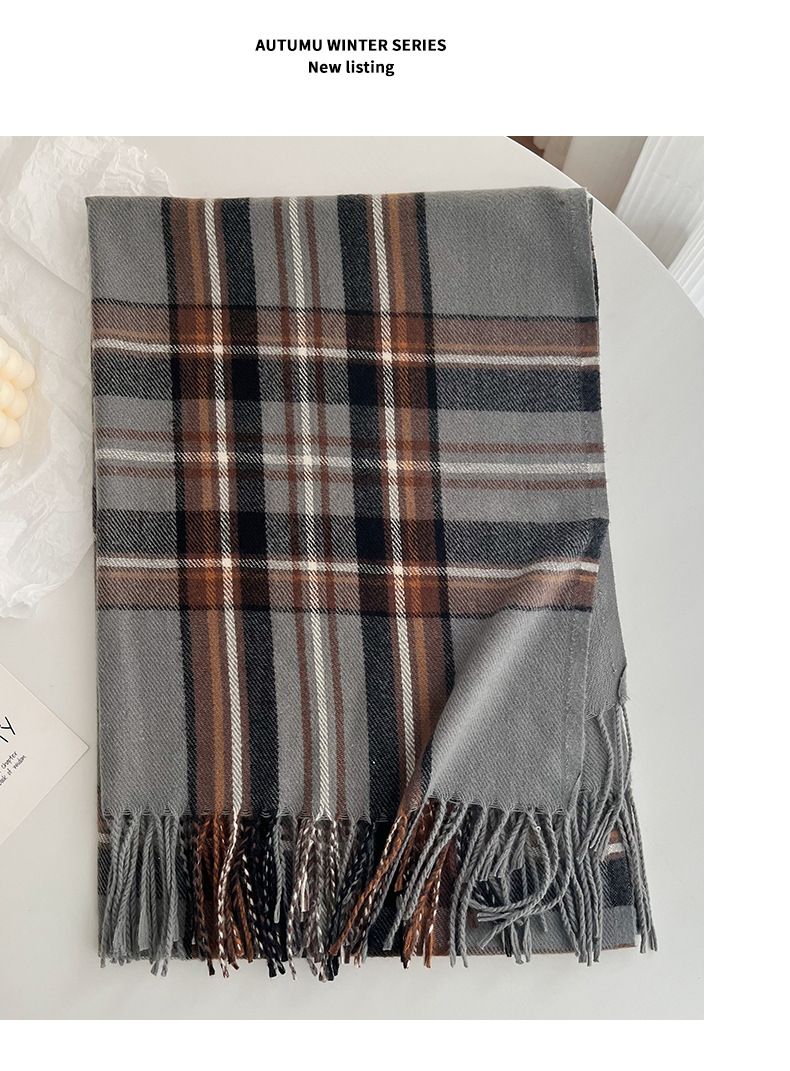 kasjmier paar plaid 2024 herfst en winter nieuwe kerstsjaal veelzijdige warme sjaal_voghion.com