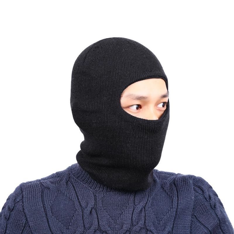 Unbeatable Quality Autumn Winter Season Full Face Hood And For Men, Windproof, Cold Proof, Warm, Motorcycle Riding, Skiing, Three Eye Hat_voghion.com