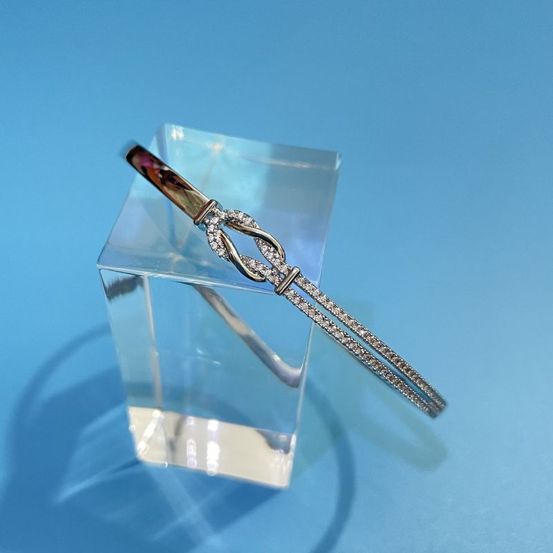 Bracciale da donna con simbolo dell'infinito, otto caratteri, zircone annodato, semplice, intarsiato con diamanti e cielo stellato, gioielli alla moda per le mani._voghion.com