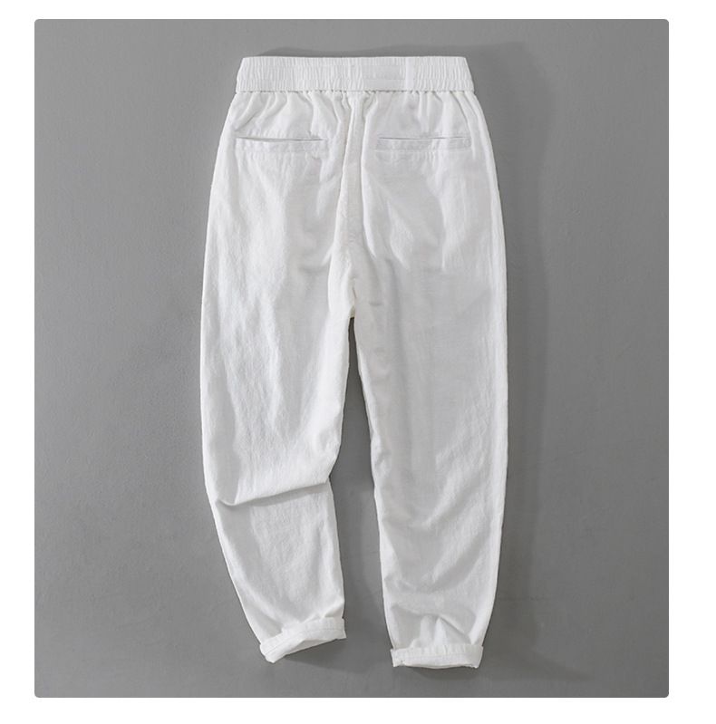 2024 Fréijoer Summer Nei Léngen Cargo Hosen fir Casual Schnür Dënn Grouss Täsch Hosen Streetwear Männer FY7101_voghion.com