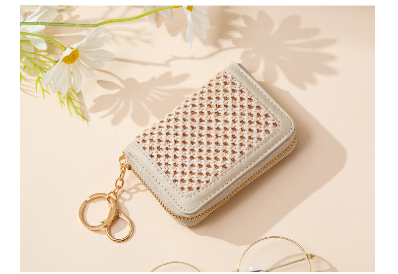 2023 New Women's Organ Card Money Anti demagnetization Zero Wallet Hollow Small Key Bag_voghion.com