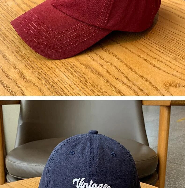 Nuevo gorro con lengua de pato, gorro con profundidad, gorro de pescador, gorro de béisbol de parte superior suave y fina con cara pequeña, gorro ligero y fino, adecuado para hombres y mujeres con cabeza grande_voghion.com